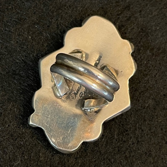 CHIMNEY BUTTE LAPIS LAZULI STERLING SILVER RING - Picture 5 of 11